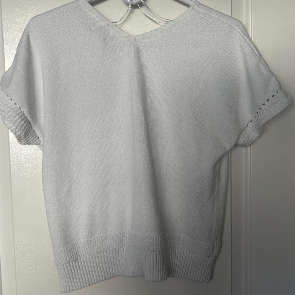 Joie Classic White Knit Top - Picture 5 of 7
